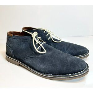 Men’s Reaction By Kenneth Cole Blue Suede Desert Sun Chukka Boots, Size 11.5M.
